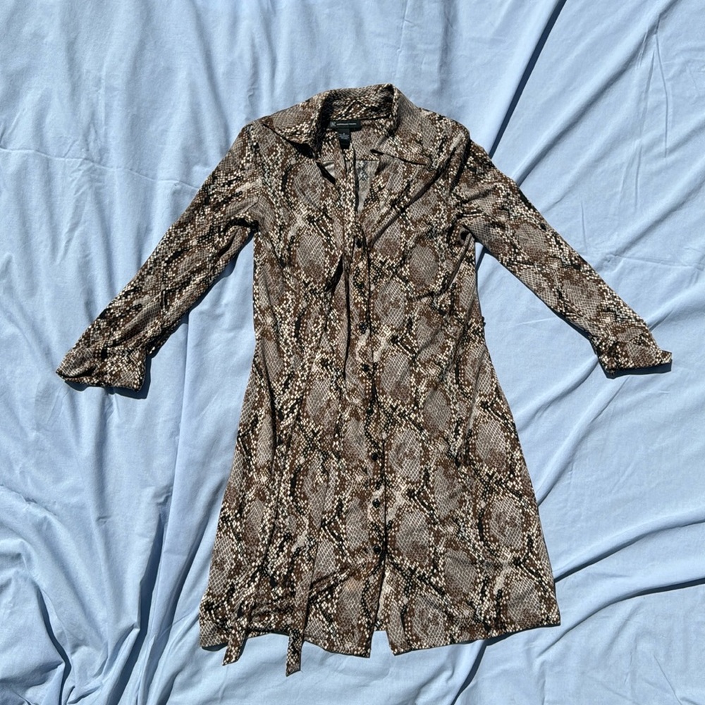 International Concepts snakeskin dress